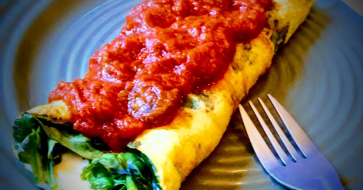 200 Calorie Spinach and Salsa Egg White Omelette Old Soul Chrys