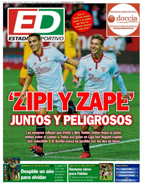 Sevilla, Estadio Deportivo: "Zipi y Zape, juntos y peligrosos"