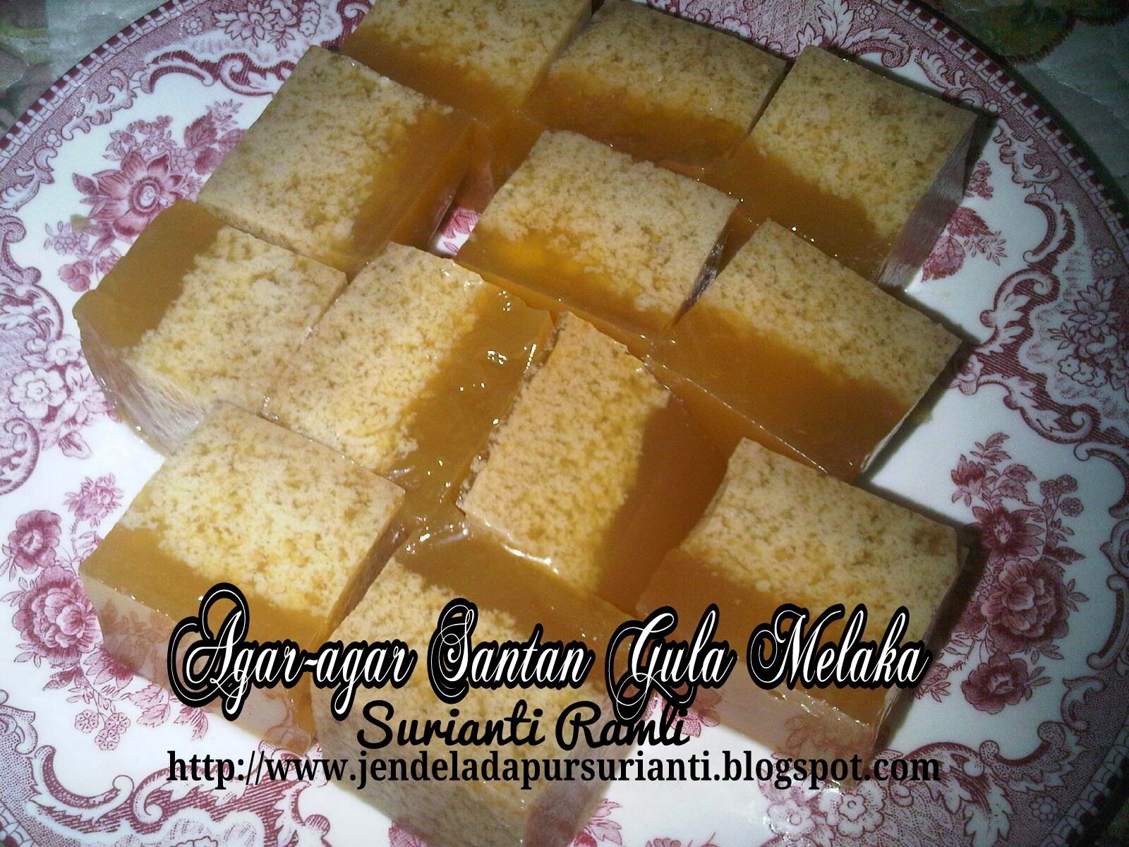 Jom masak Agaragar santan gula melaka Jom masak Agaragar santan gula melaka