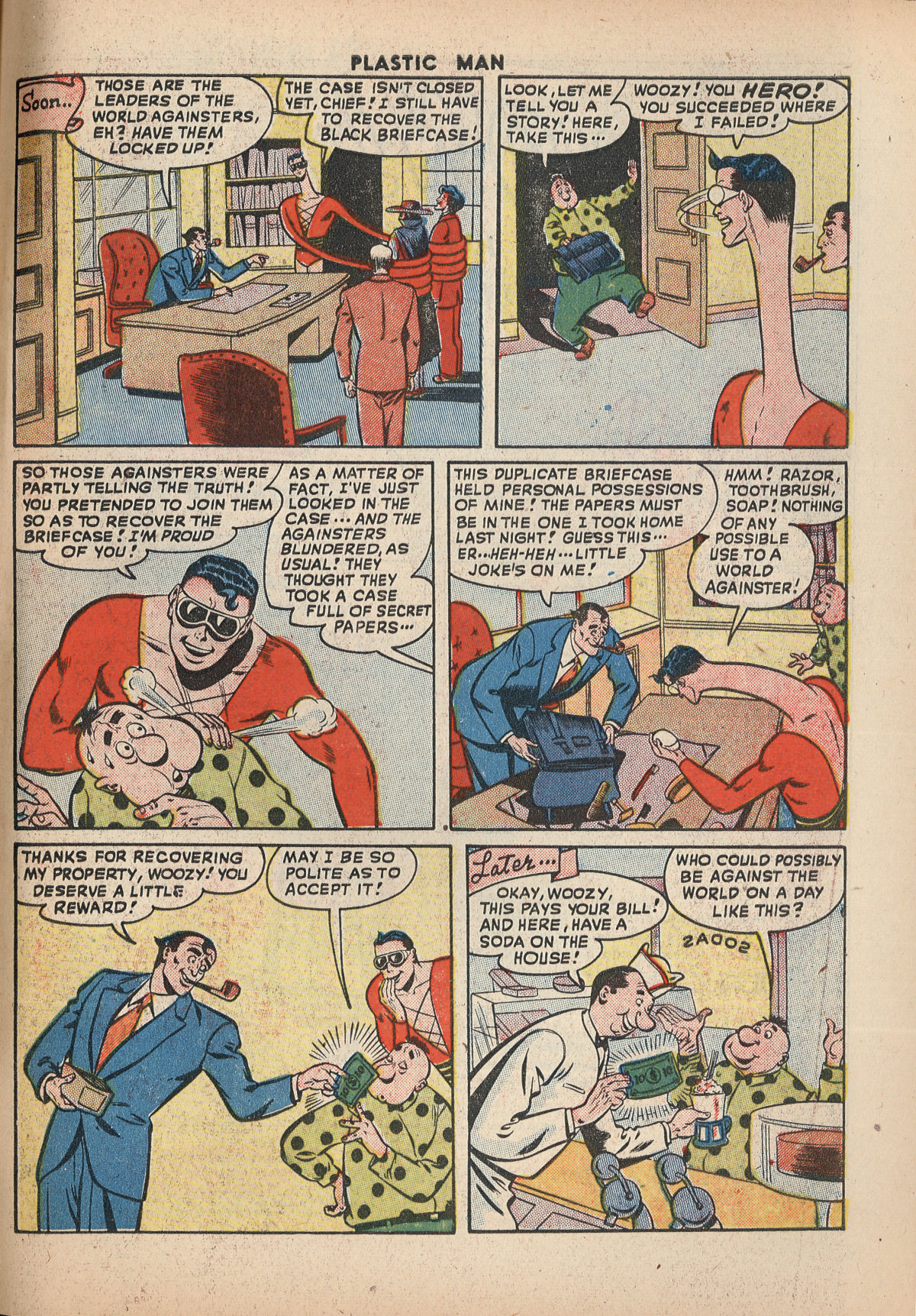 Read online Plastic Man (1943) comic -  Issue #15 - 49
