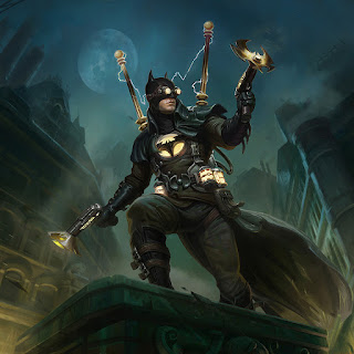 Steampunk Batman for cancelled Infinite Crisis Video Game 