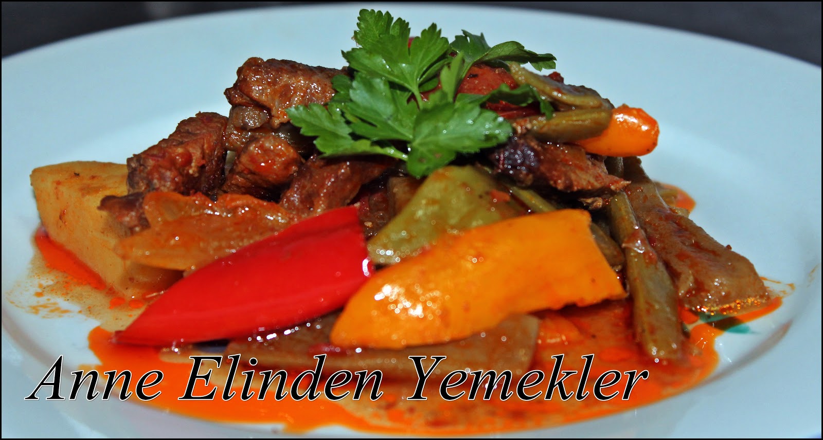 ANNE ELİNDEN YEMEKLER FIRINDA ETLİ SEBZE YEMEĞİ