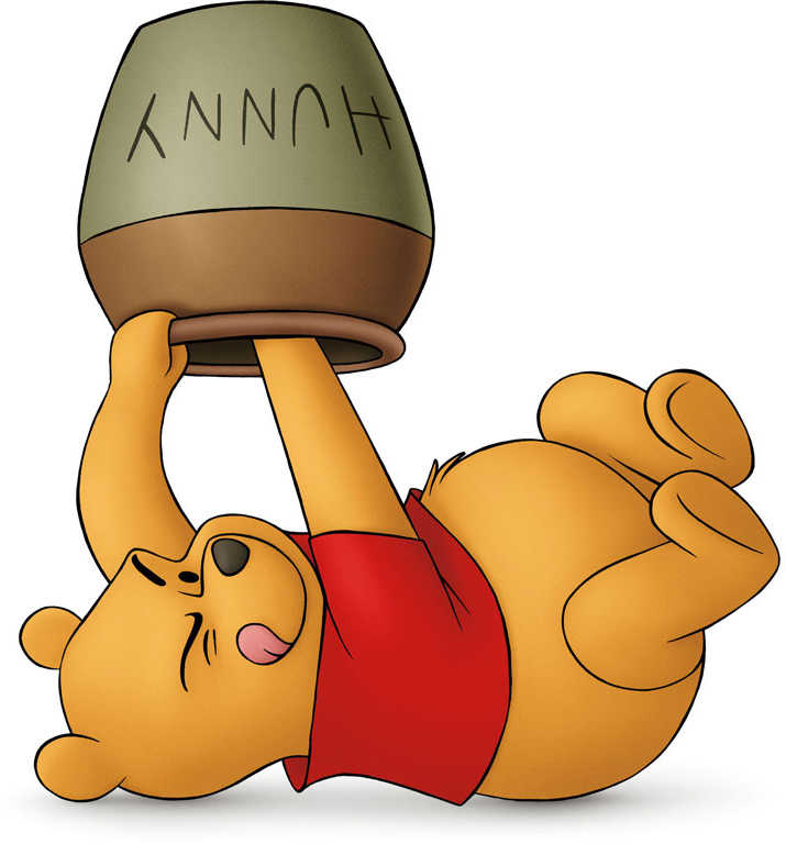 Winnie Pooh Mit Honigtopf