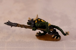 Lizard Spearman 20mm - Front Lizard Spearman - Front