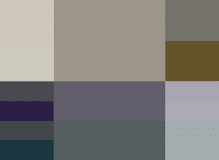 Aluminum алюминиевый Триадная палитра (мягкий контраст) Осень-зима 2014 Pantone модные популярные цвета