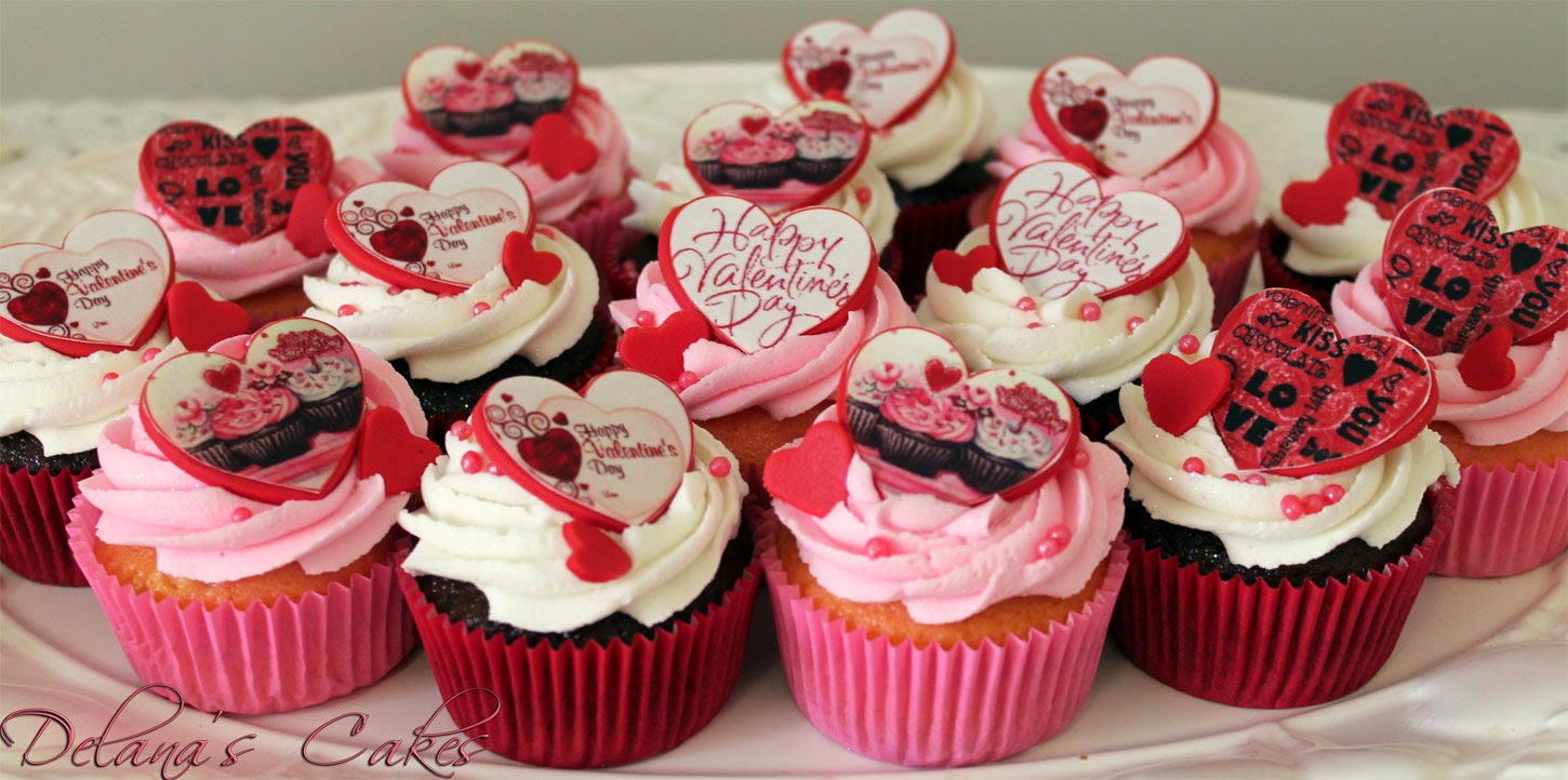 Delana's Cakes: Valentines Cupcakes
