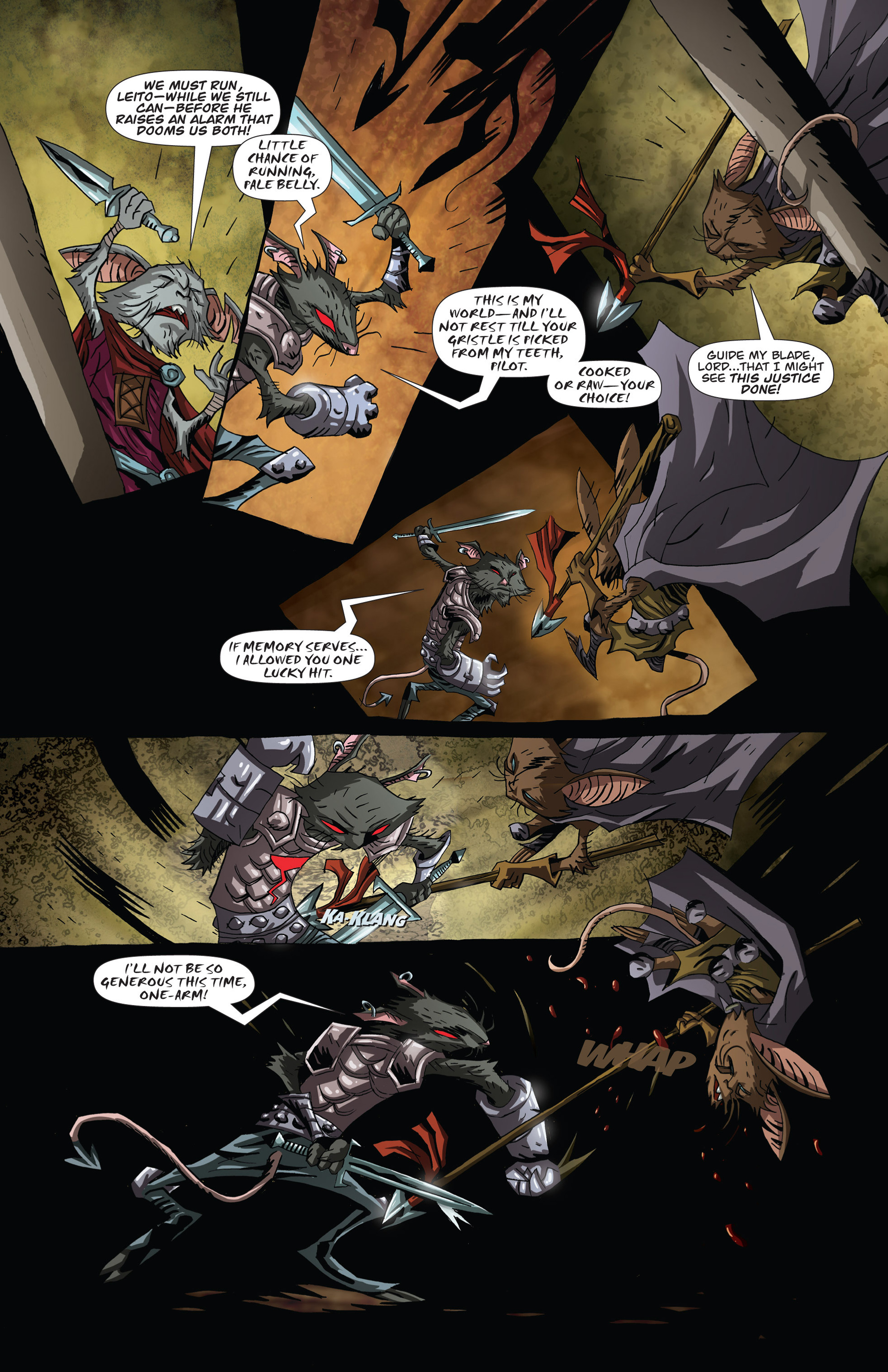 The Mice Templar Volume 4: Legend issue 7 - Page 13