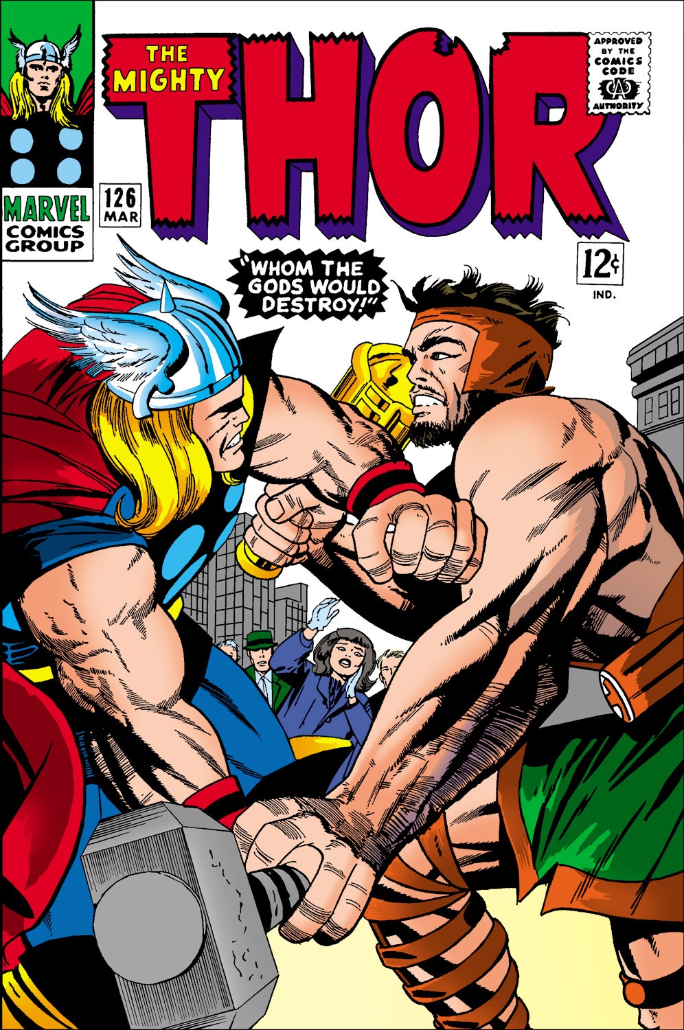 Read online Thor (1966) comic -  Issue #126 - 1