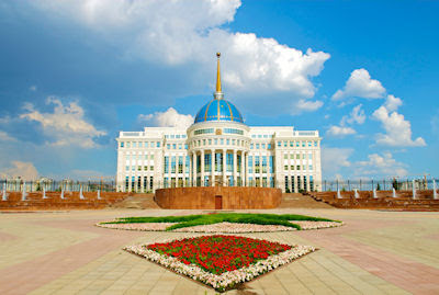 Palacio del Presidente en Ak-Orda, Astana, Kazakhstan.