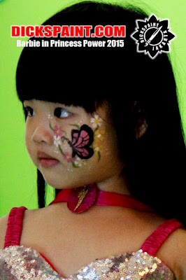 face painting kids barbie jakarta