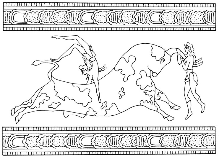 A Bad Witch S Blog Review The Minoan Coloring Book By Laura