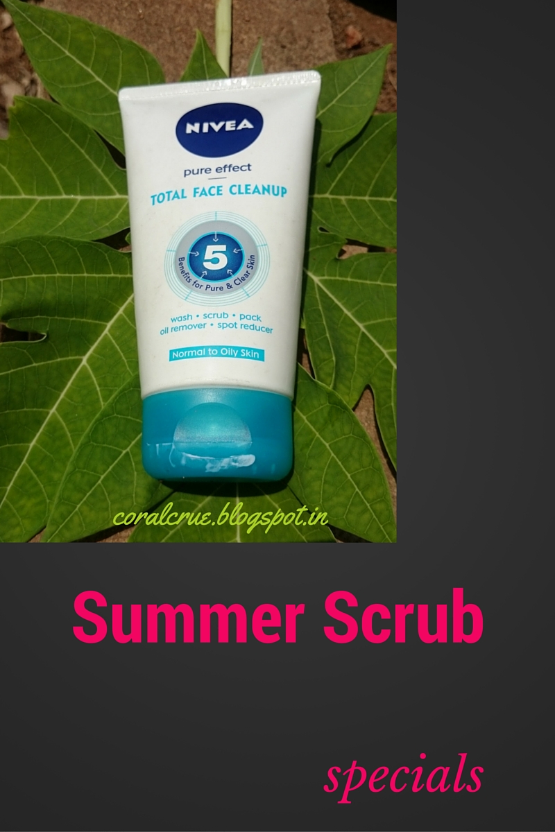 Nivea Pure Effect Total Face Clean Up Review Coral Crue