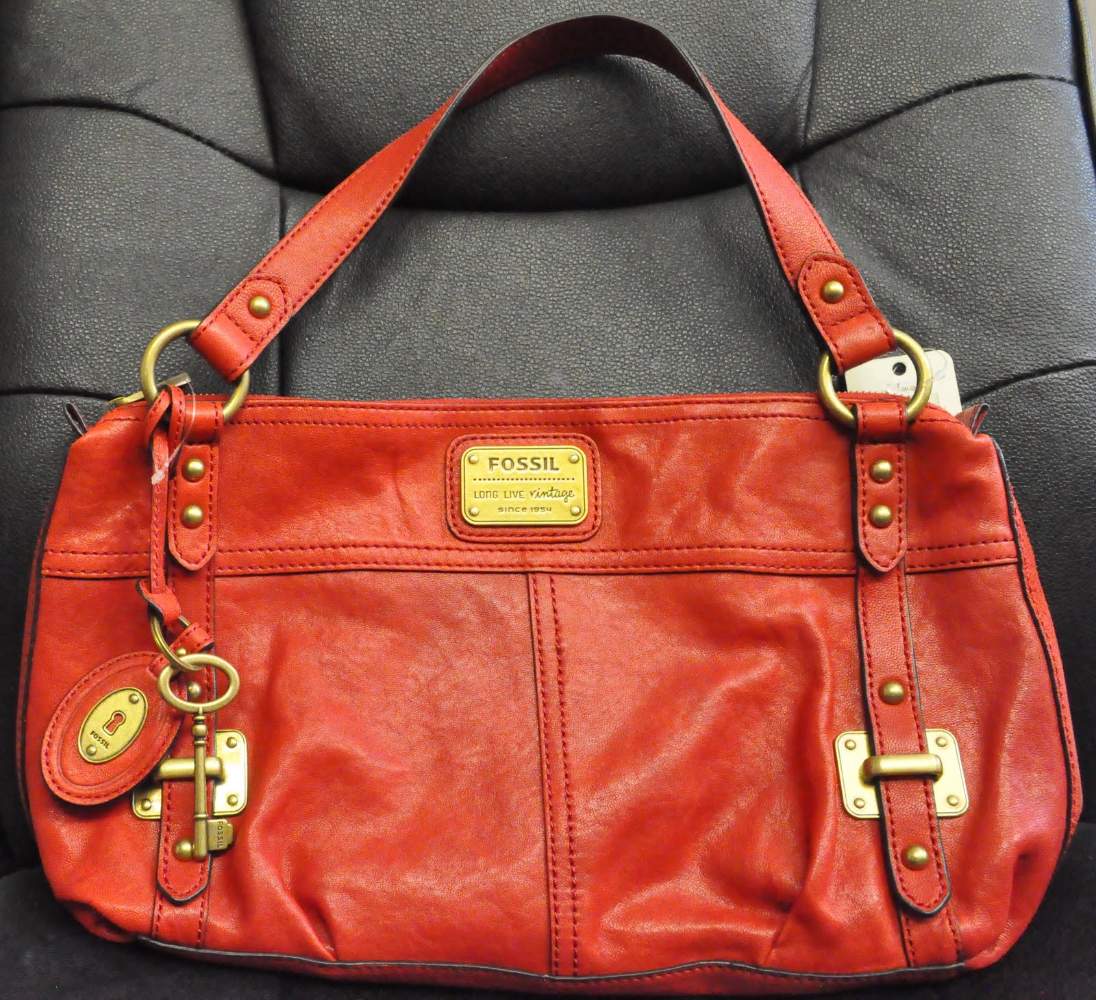 Authentic Fossil Reseller Malaysia: Fossil Ginger Satchel Handbag *SOLD!*