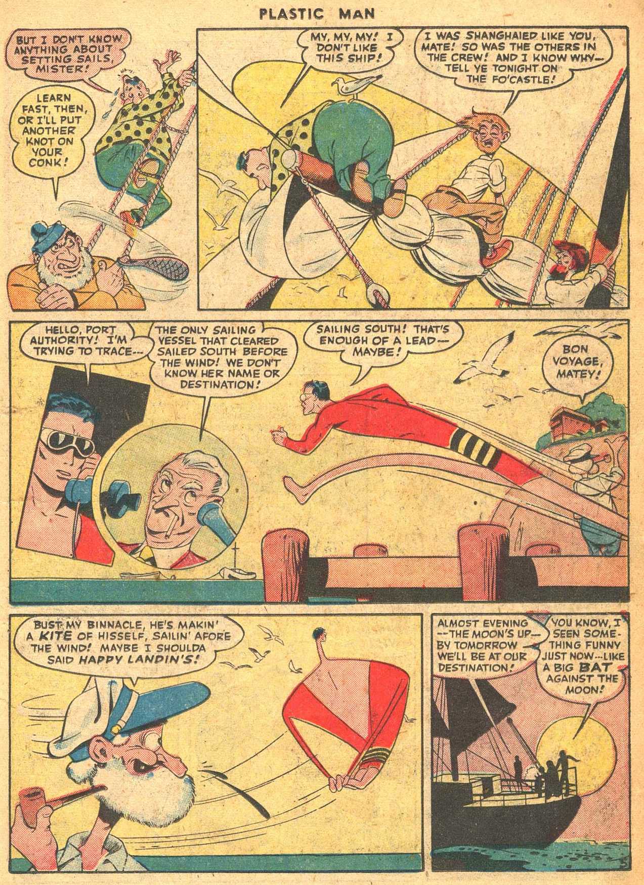 Read online Plastic Man (1943) comic -  Issue #7 - 19