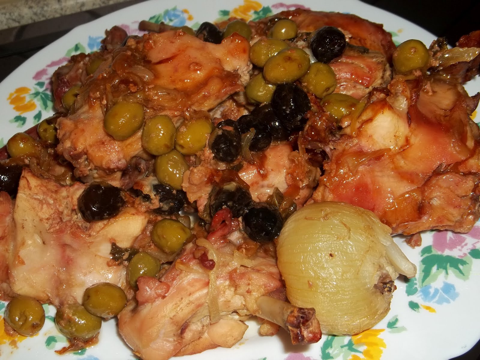 Coniglio Al Forno Con Patate E Cipolle