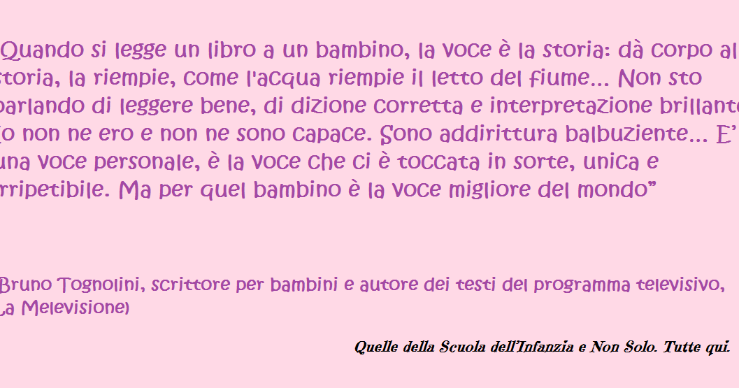 Quelle della Scuola dell’Infanzia e Non Solo. Tutte qui.: LA FRASE DEL