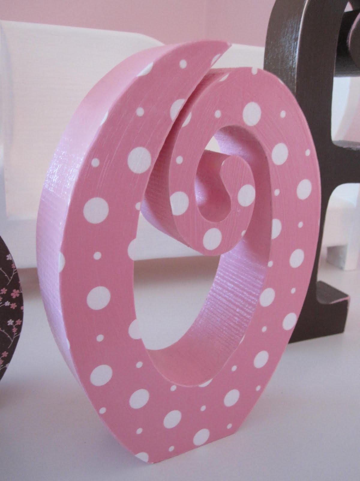 Ruffles & Ric Rac: Modge Podge Name Letters