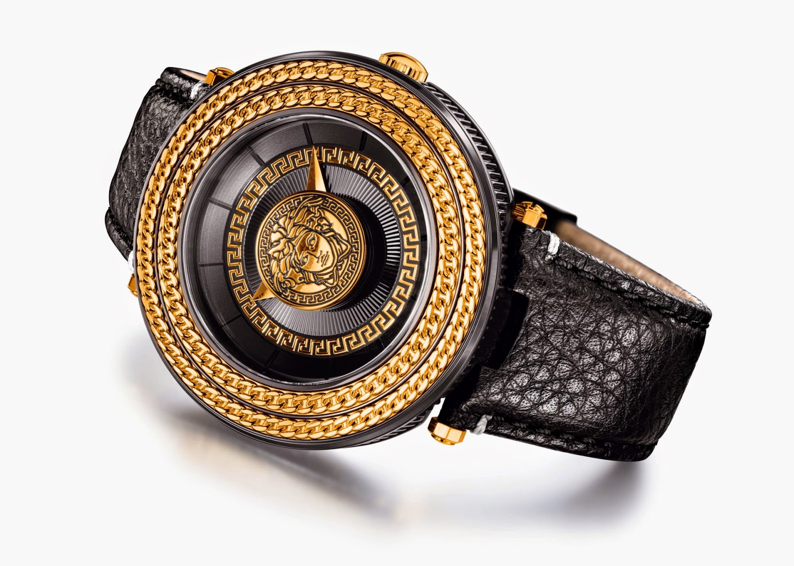 versace v metal icon watch