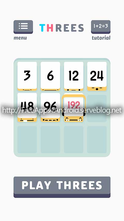 Threes! Free Apps 4 Android Threes! Free Apps 4 Android