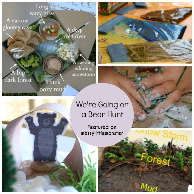 we're going on a bear hunt book activities for toddlers and preschoolers