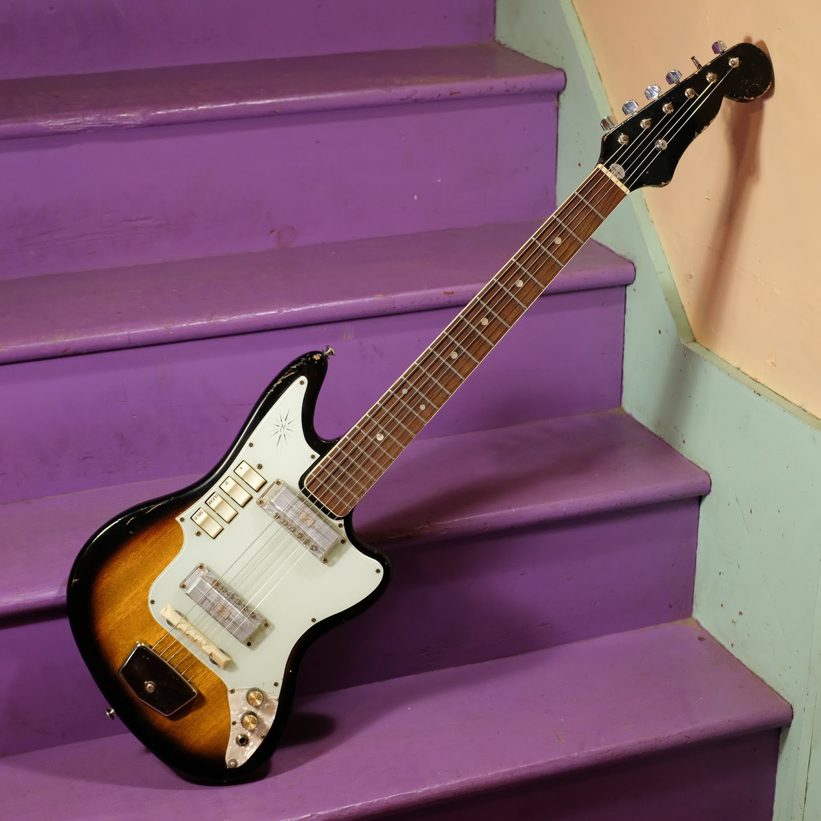 1960s Zenonmade Offset Electric Guitar