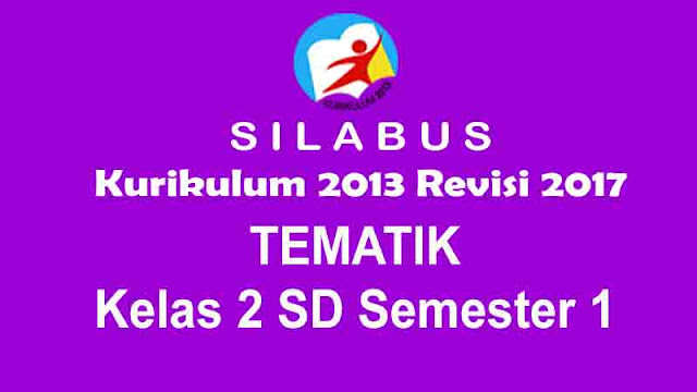  merupakan rencana pembelajaran dalam suatu kelompok mata pelajaran Silabus Kurikulum 2013 Revisi Tematik Kelas 2 SD Semester 1