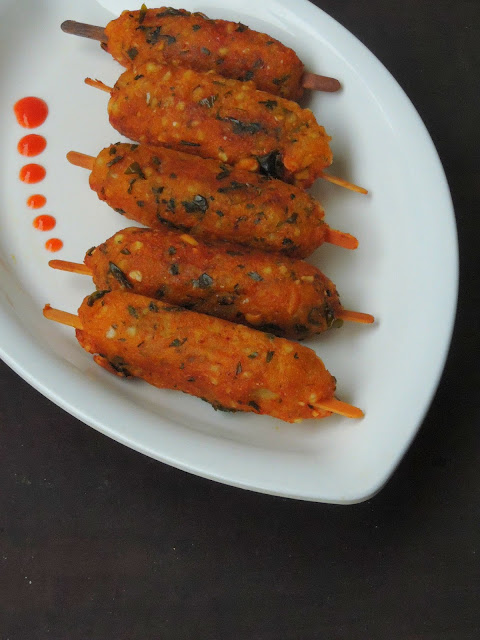 Sabudana, Drumstick Leaves Kebab Sabudana, Drumstick Leaves Kebab