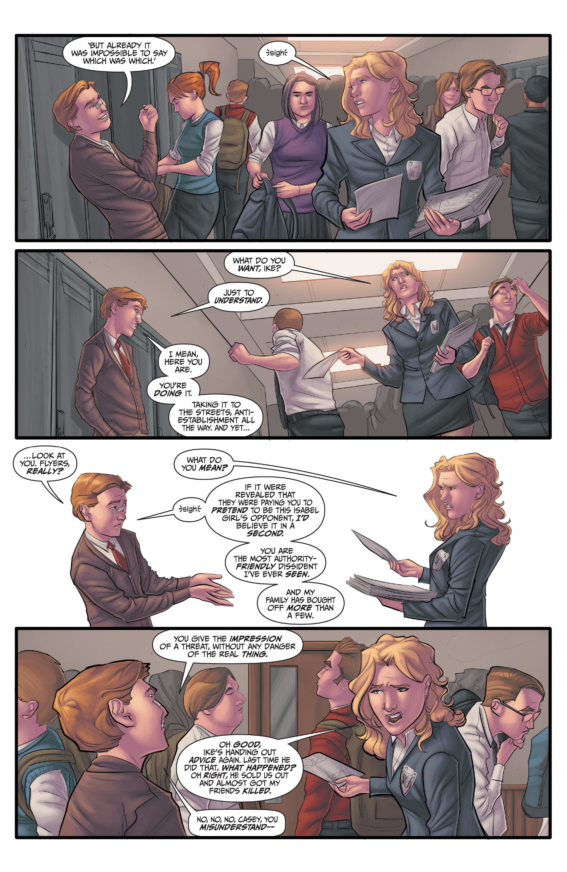 Read online Morning Glories comic -  Issue #43 - 6