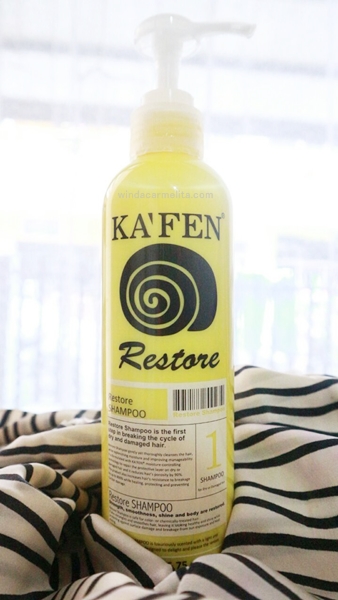 ka'fen shampoo, kafen shampoo, kafen shampoo restore, kafen shampoo review indonesis, kafen shampoo harga indonesia, harga kafen shampoo indonesia, review shampoo kafen, rambut kering, porositas