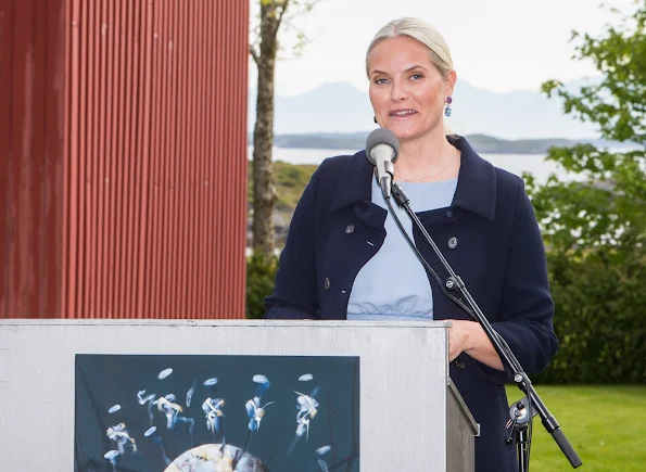 Crown Princess Mette-Marit of Norway attended the opening of the Petter Dass Days