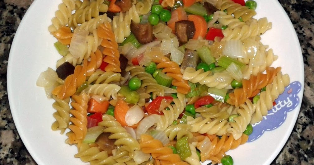 Cocina Sencilla y Rápida PASTA SALTEADA CON VERDURAS