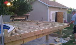 pool deck ground above build around building framing decks pools plans close diy swimming oval construction edge abg llate summer