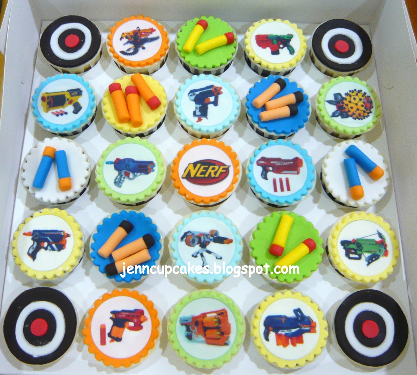Jenn Cupcakes & Muffins Nerf Gun Cupcakes