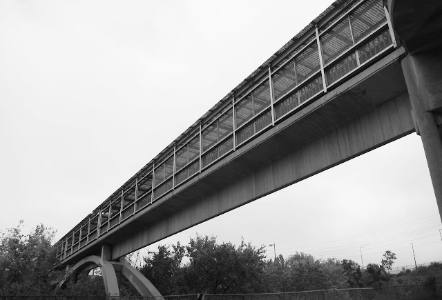 Warden station elevated pedestrian walkway