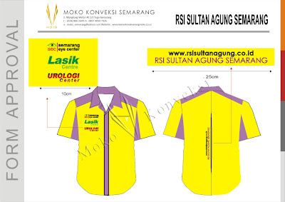Model Baju Seragam Rumah Sakit Islam Sultan Agung - Semarang
