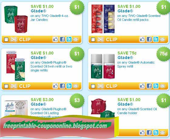 Glade coupons online