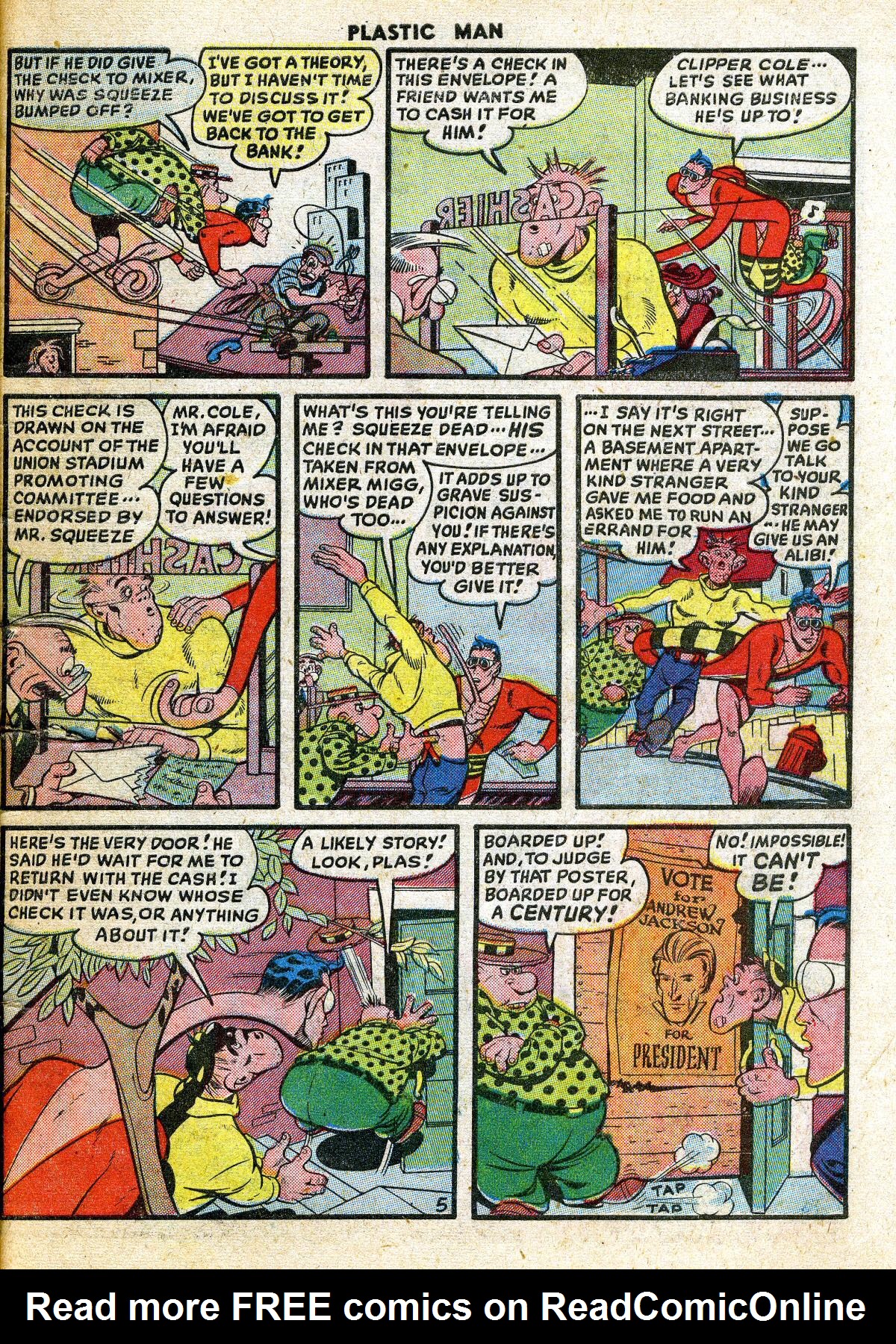 Read online Plastic Man (1943) comic -  Issue #19 - 27