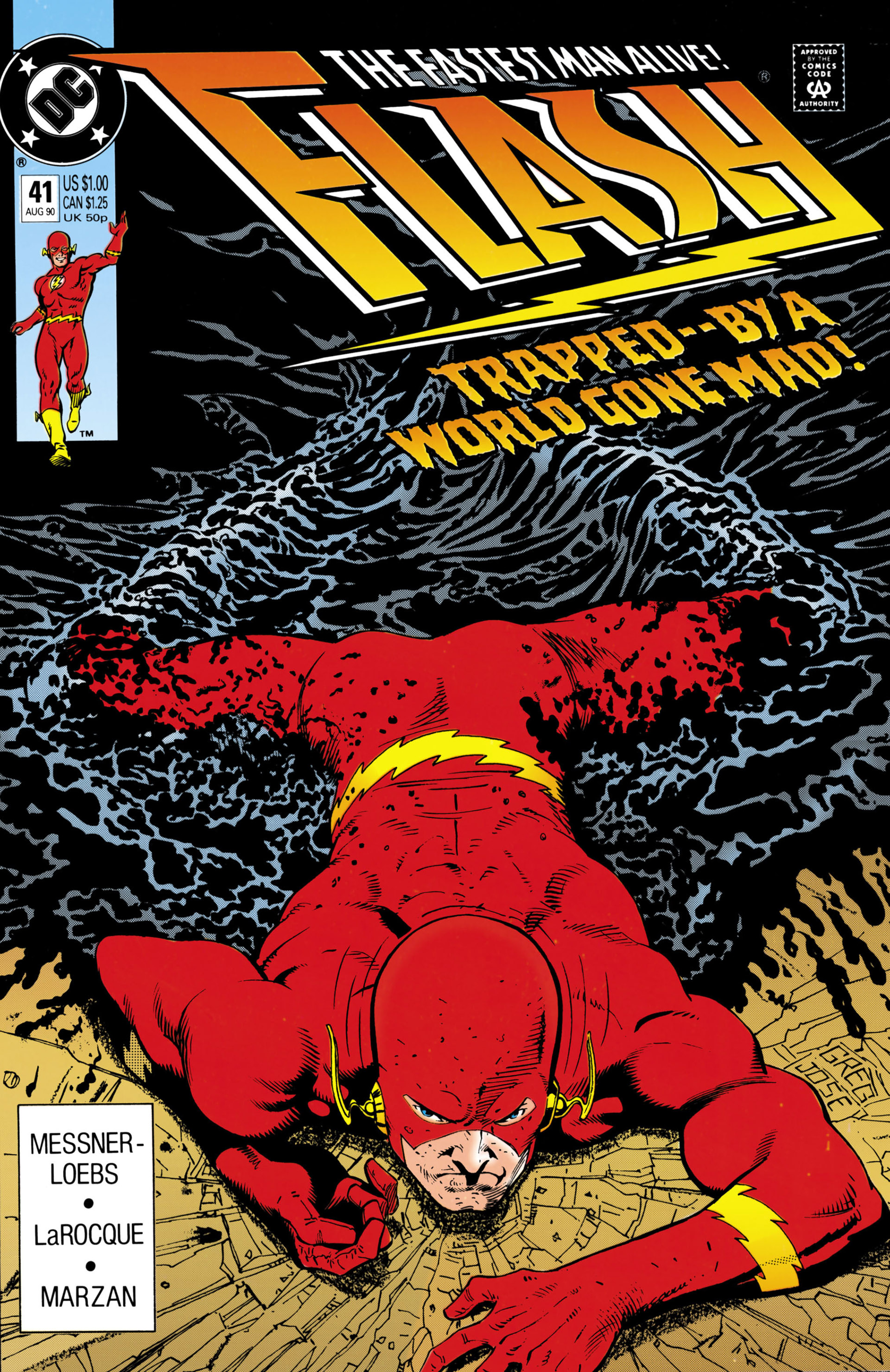 Read online The Flash (1987) comic -  Issue #41 - 1