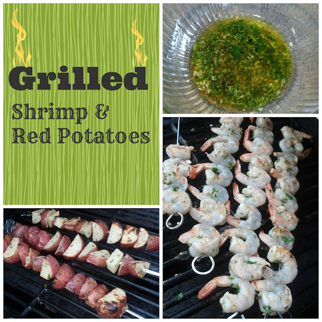 Grilled Shrimp & Red Potatoes