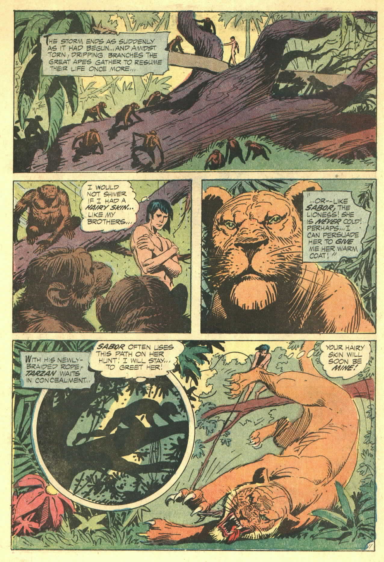 Read online Tarzan (1972) comic -  Issue #208 - 12