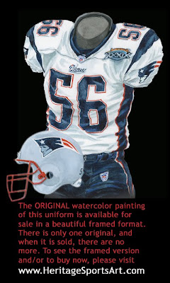 New England Patriots 2004 uniform