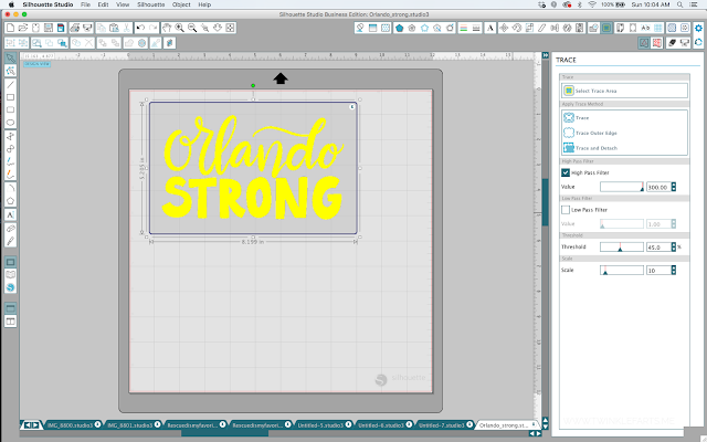 Tracing the PNG image from Procreate ipad procreate silhouette studio, drawing app, doodling app, hand lettering app