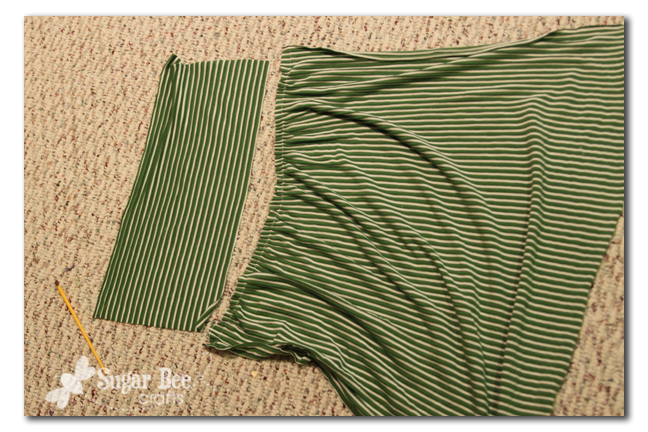 Easy Knit Skirt Tutorial - Sugar Bee Crafts