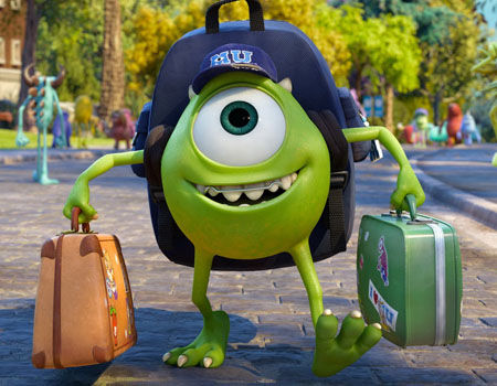 Mike Wazowski Monsters University 2013 animatedfilmreviews.filminspector.com