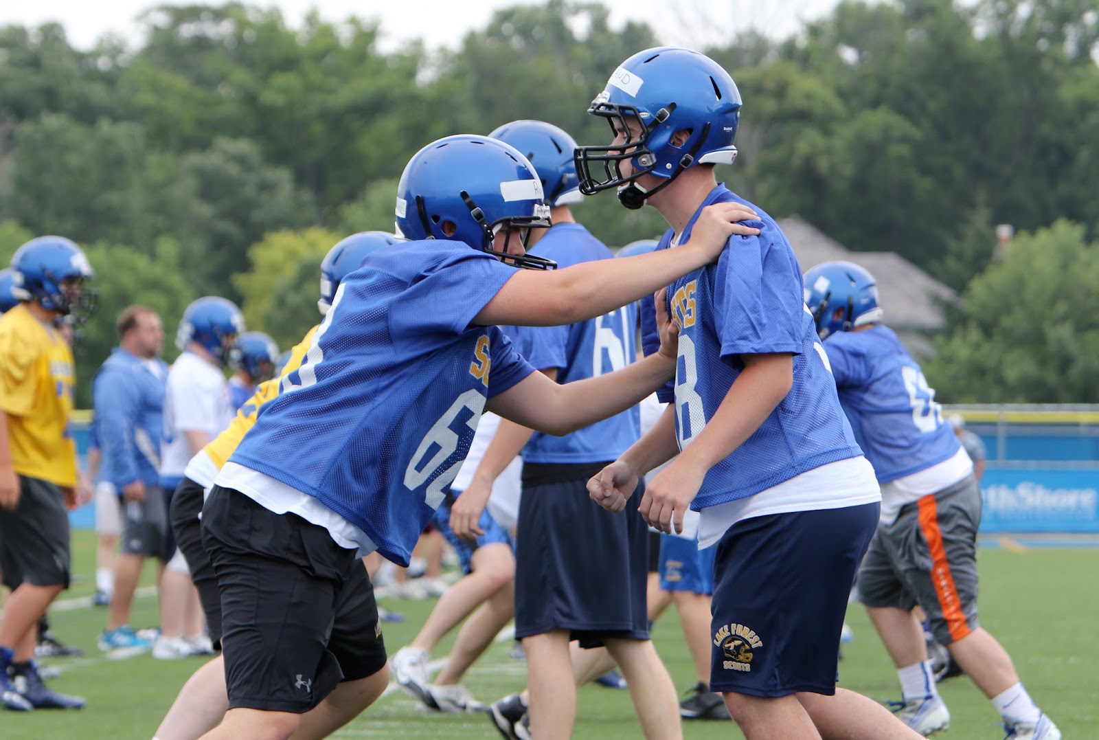 Mark Kodiak Ukena: Lake Forest High School Summer Football Practice