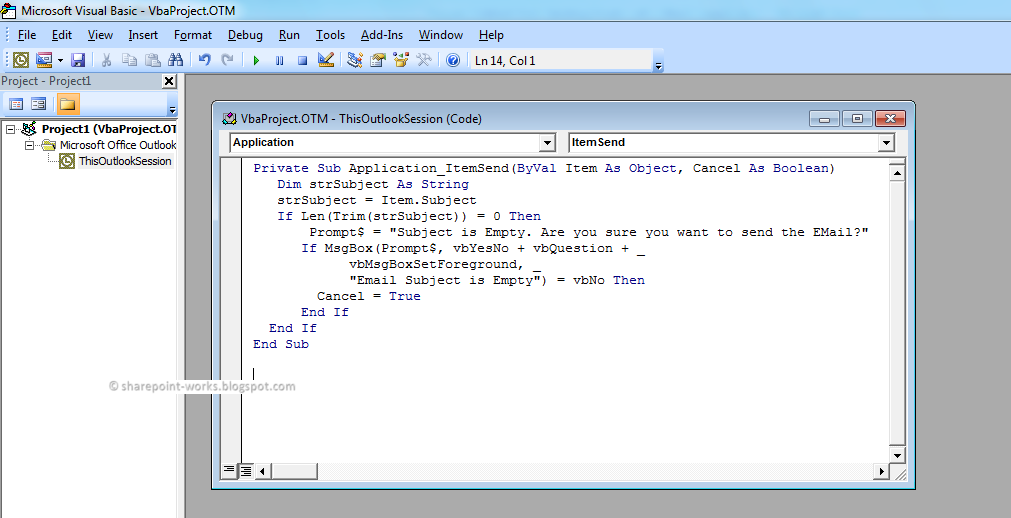 Prevent Outlook from Sending Emails with a Blank Subject ~ Explore ...