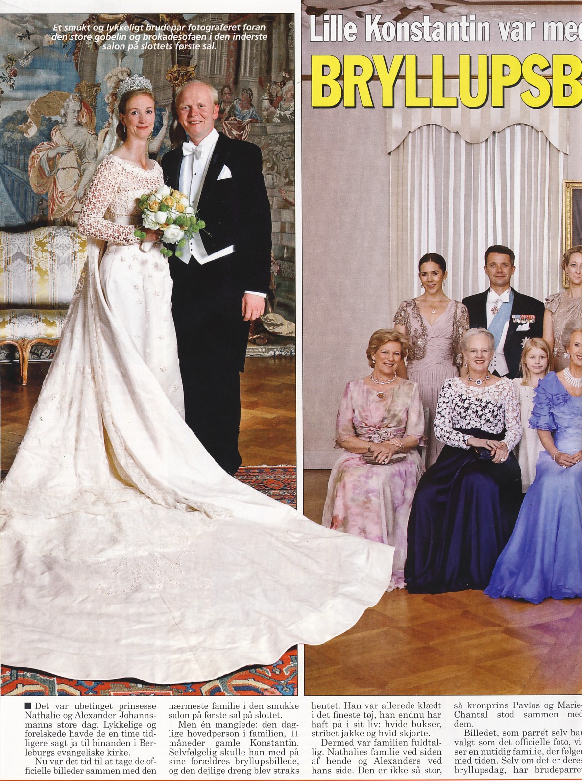 Daddy Bløde fødder kassette Danish Royal Media Watch: Billed Bladet #25: Princess Nathalie's Wedding