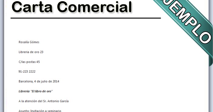 carta comercial