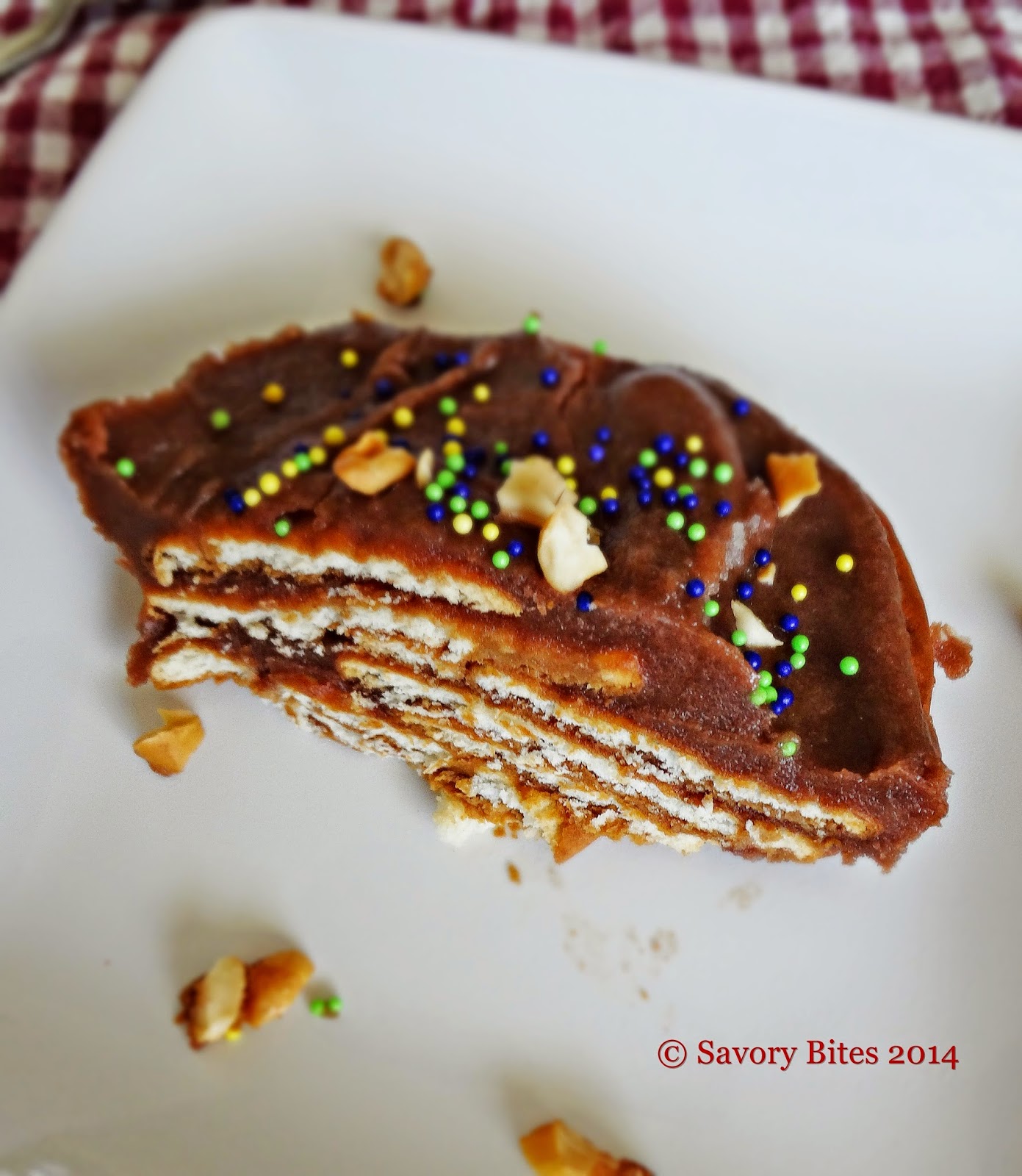 Marie Biscuit Pudding (No Bake,Eggless) Savory Bites Recipes A Food