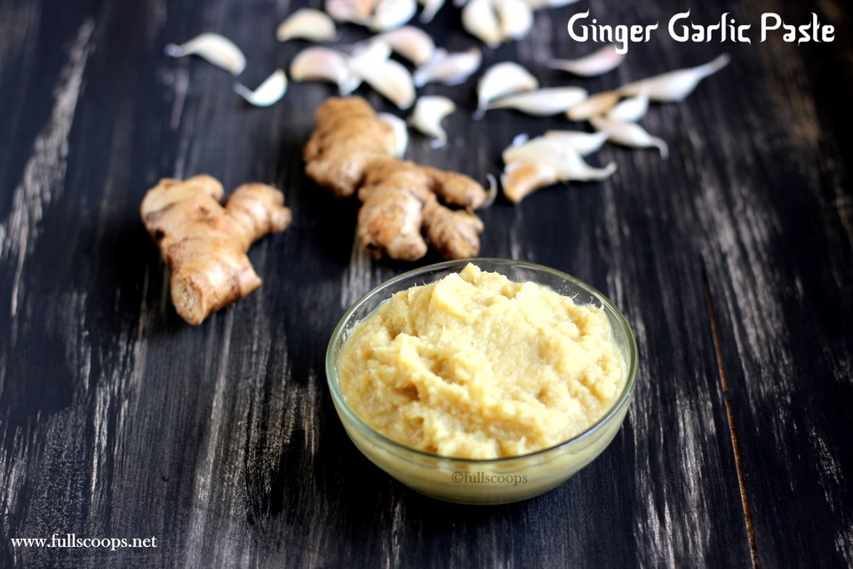 How to make Ginger Garlic Paste | Homemade Ginger Garlic Paste ~ Full ...